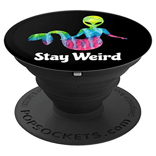 Stay Weird Tie Dye Alien Mermaid Hippie Trippy Psychedelic PopSockets Grip and Stand for Phones and Tablets Stay Weird Tie Dye Alien Mermaid Hippie Trippy Psychedelic PopSockets Grip and Stand for Phones and Tablets