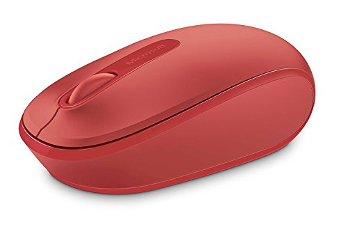 MICROSOFT Wireless Mobile 1850 Mouse 2-4 GHz Red U7Z-00038
