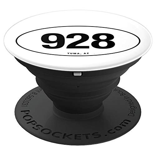 Arizona Area Code 928 Oval State Pride Gift PopSockets Grip and Stand for Phones and Tablets