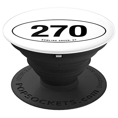 Kentucky Area Code 270 Oval State Pride Gift PopSockets Grip and Stand for Phones and Tablets