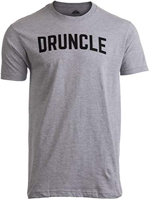 DRUNCLE Funny Uncle Beer Drinker Drinking Joke Family Humor Funcle Men T-Shirt-Adult XL Sport Grey DRUNCLE Funny Uncle Beer Drinker Drinking Joke Family Humor Funcle Men T-Shirt-Adult XL Sport Grey