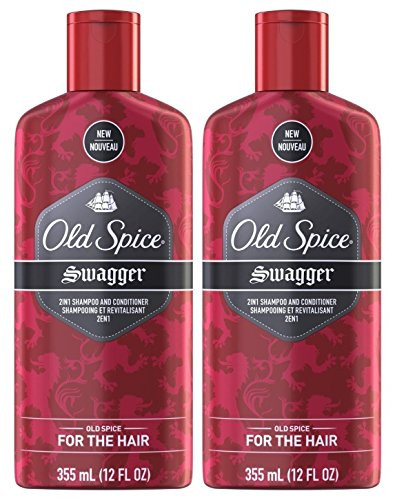 Old Spice Swagger 2 in 1 Shampoo and Conditioner  12 Ounce  Pack of 2