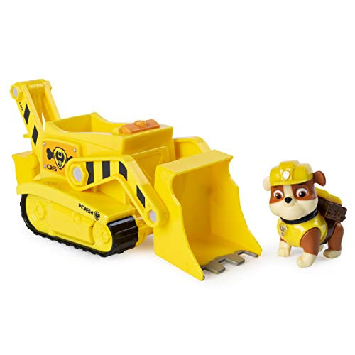 Paw Patrol, Rubbles Transforming Bulldozer with Pop-Out Tools, for Ages 3 and Up