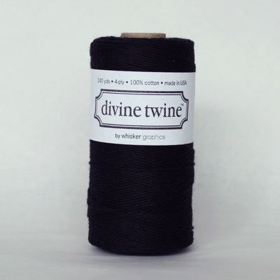 Solid Black Divine Twine