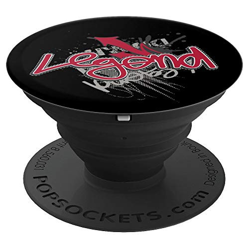 Legend - Urban Street Art Graffiti Style Text Street Legend PopSockets Grip and Stand for Phones and Tablets