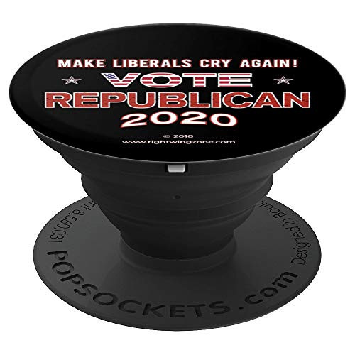 Make Liberals Cry Again - Vote Republican 2020 PopSockets Grip and Stand for Phones and Tablets