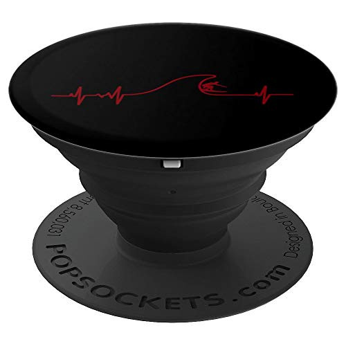 Funny Surfing Surfer Wave Heartbeat Surfboard Men Women Gift PopSockets Grip and Stand for Phones and Tablets Funny Surfing Surfer Wave Heartbeat Surfboard Men Women Gift PopSockets Grip and Stand for Phones and Tablets