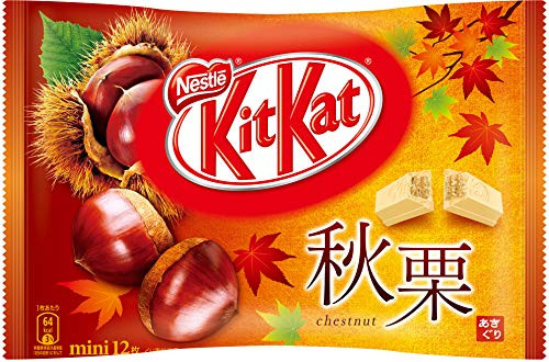 Japanese Kit-Kat Mini Autumn chestnut 12 bars Japan chocolate