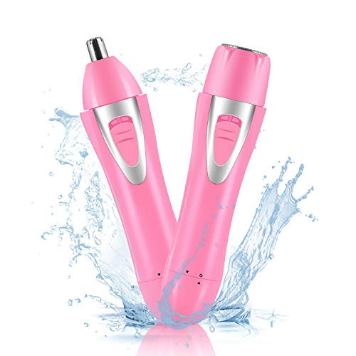 Women s Painless Hair Remover Facial Hair Removal Shaver with 1 Extra Nose Hair Removal Head Electric Shaver Trimmer Epilator for Face Bikini Peach Fuzz Upper Mustache Lip Chin Rose Women s Painless Hair Remover Facial Hair Removal Shaver with 1 Extra Nose Hair Removal Head Electric Shaver Trimmer Epilator for Face Bikini Peach Fuzz Upper Mustache Lip Chin Rose