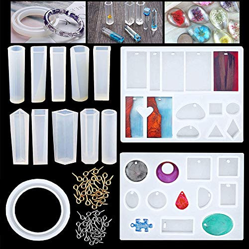 Bearals Resin Molds  Epoxy Resin Molds  Resin Casting Molds Silicone Resin Molds for Jewelry Making  DIY Craft
