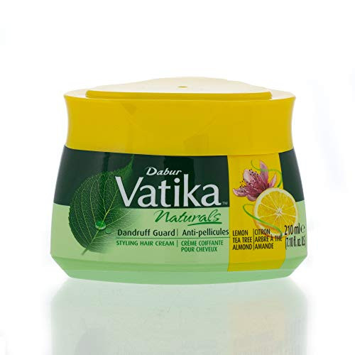 Vatika naturals Hair Styling cream with Refreshing Lemon Dandruff Guard - Pack of 2