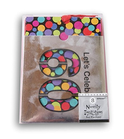 Amscan Lets Celebrate 60 Fill-in Invitations
