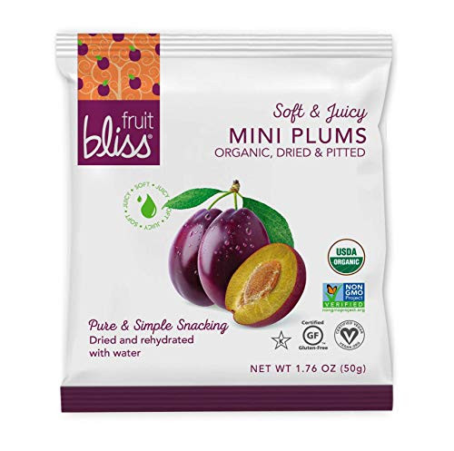 Organic French Plum Dried Fruit Snacks Soft Juicy Sun - Dried Plums - Mini Snack Pack Pitted Plums Organic Fruit Snacks - Non-GMO Gluten-Free Vegan Plum Snacks 6 Mini Packs 1-76 oz- each Organic French Plum Dried Fruit Snacks Soft Juicy Sun - Dried Plums - Mini Snack Pack Pitted Plums Organic Fruit Snacks - Non-GMO Gluten-Free Vegan Plum Snacks 6 Mini Packs 1-76 oz- each