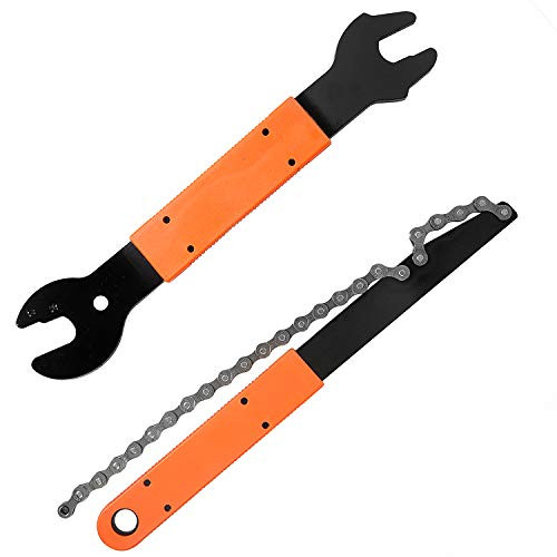 KEILEOHO 15 16 17 MM Pedal Wrench Bike Pedal Wrench with Bicycle Sprocket Removal Tool Bicycle Pedal Wrench with Long Handle Bike Pedal Removal Repair Tool for Bike Bicycle Road Bike MTB KEILEOHO 15 16 17 MM Pedal Wrench Bike Pedal Wrench with Bicycle Sprocket Removal Tool Bicycle Pedal Wrench with Long Handle Bike Pedal Removal Repair Tool for Bike Bicycle Road Bike MTB