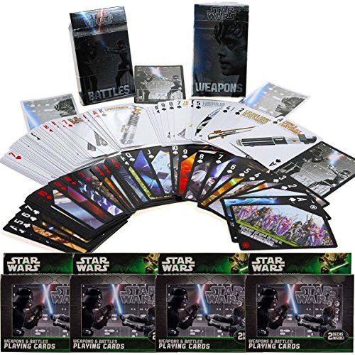 Star Wars 8 Decks Weapons and Battles Deck Playing Cards In Tin Cases Cartamundi