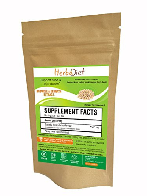 Boswellia Serrata Extract Powder 75 Standardized Boswellic Acids High Strength Absorption 500mg Powder Joint Knees Immune Muscle Health Support Inflammation Response Non-GMO 50 Gram Boswellia Serrata Extract Powder 75 Standardized Boswellic Acids High Strength Absorption 500mg Powder Joint Knees Immune Muscle Health Support Inflammation Response Non-GMO 50 Gram