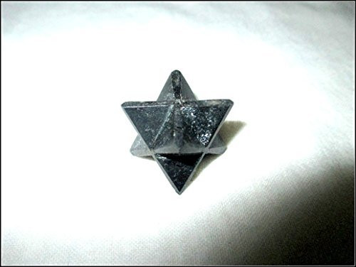 Black Tourmaline Merkaba 1 inch Star Jet International Healing Gemstone Spiritual Divine India A Crystal Therapy Geometry