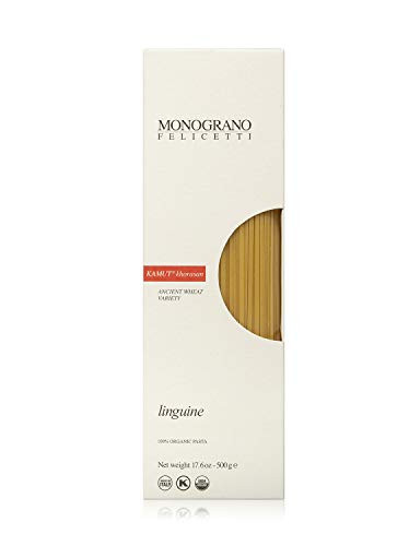 Monograno Felicetti Italian Organic Linguine Pasta Made with Kamut 1-1 lb