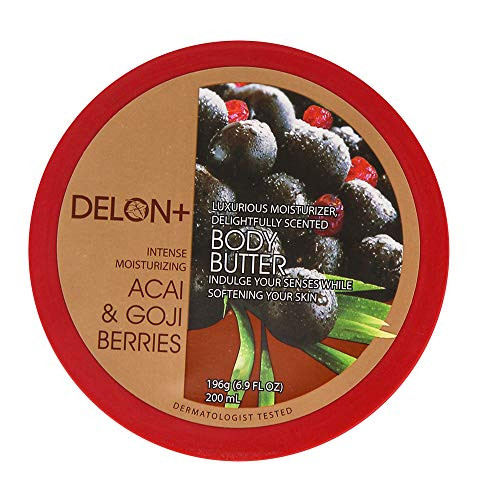 Delon Intense Moisturizing Body Butter 6-9 Oz Acai   Goji Berries Single