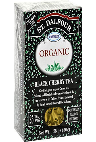 ST DALFOUR BLACK TEA OG2 BLK CHERRY  25 BAG