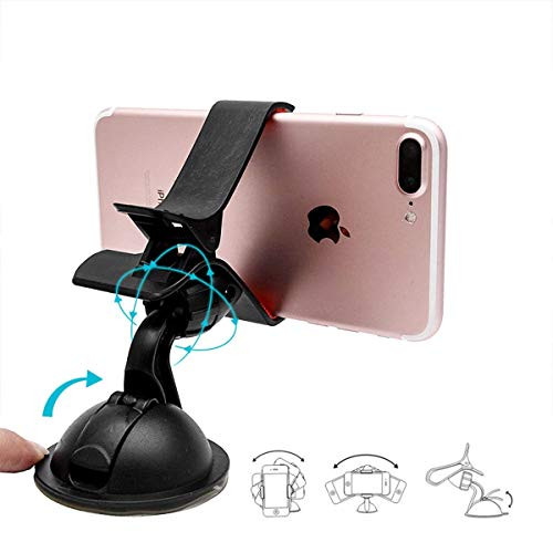 Maso Car Phone Holder Mount Car Dashboard Phone Holder in Car Suction Windshield Dashboard Clip Phone Mount Stand Holder for Phone GPS