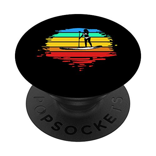 SUP Stand Up Paddle Board Gift for Women Paddler PopSockets Grip and Stand for Phones and Tablets
