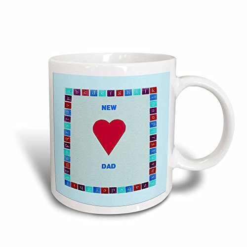 3dRose New Dad, Magic Transforming Mug, 11-Ounce