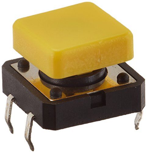 Uxcell 4P DIP Momentary Tactile/Push Button Switch, 12 x 12 x 13mm