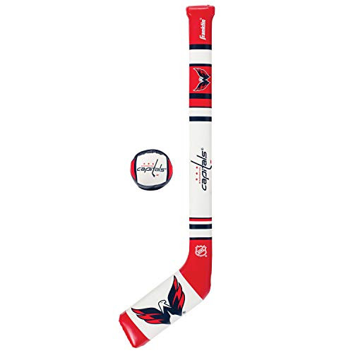 Franklin Sports NHL Washington Capitals Mini Soft Hockey Stick Set - NHL Team Soft Foam Mini Hockey Stick and Ball Set - Great Toy for Kids Franklin Sports NHL Washington Capitals Mini Soft Hockey Stick Set - NHL Team Soft Foam Mini Hockey Stick and Ball Set - Great Toy for Kids