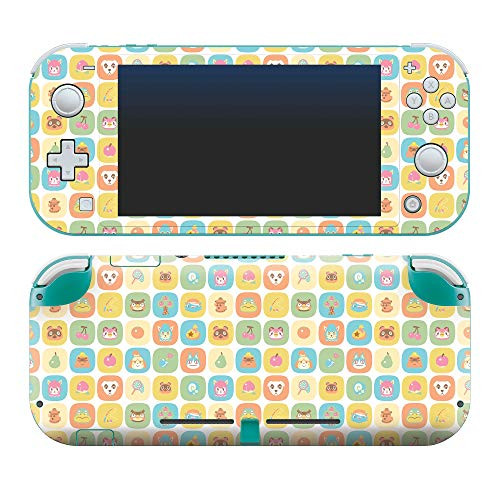 Controller Gear Authentic and Officially Licensed Animal Crossing -  Fruit Icons  - Nintendo Switch Lite Skin - Nintendo Switch
