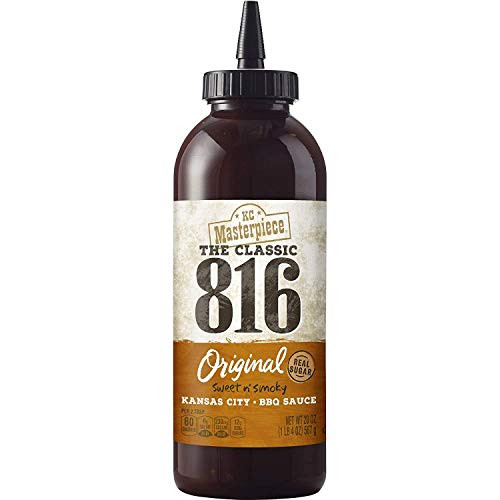 KC Masterpiece Easy Squeeze Classic 816 Original BBQ Sauce Gluten Free - 20 Ounces 2 PACK KC Masterpiece Easy Squeeze Classic 816 Original BBQ Sauce Gluten Free - 20 Ounces 2 PACK