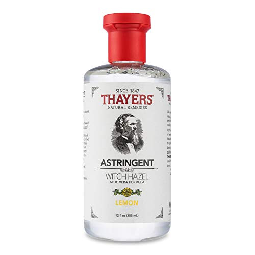 Thayers Witch Hazel Astringent with Aloe Vera Formula  Lemon  12 Fluid Ounce - Packaging may vary