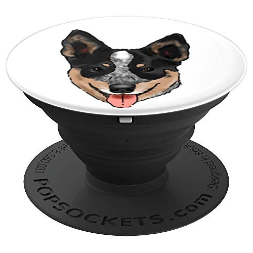 Australian Cattle Dog Lover  Blue Heeler Lover  Herding Dog PopSockets Grip and Stand for Phones and Tablets