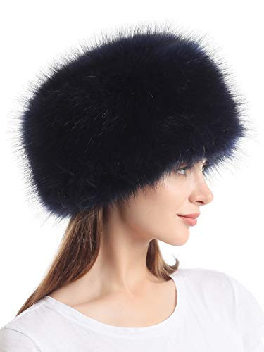 Soul Young Women s Winter Faux Fur Cossak Russian Style Hatone Size Navy