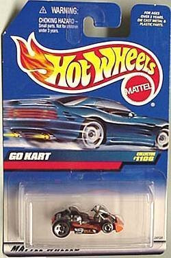 Mattel Hot Wheels 1999 1 64 Scale Orange Go Kart Die Cast Car Collector  1106