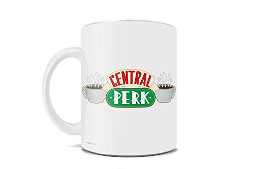 Friends the Television Show - Central Perk - OFFICIAL MERCHANDISE - 11 oz White Ceramic Coffee or Tea Mug  Perfect for Gifting or Collecting