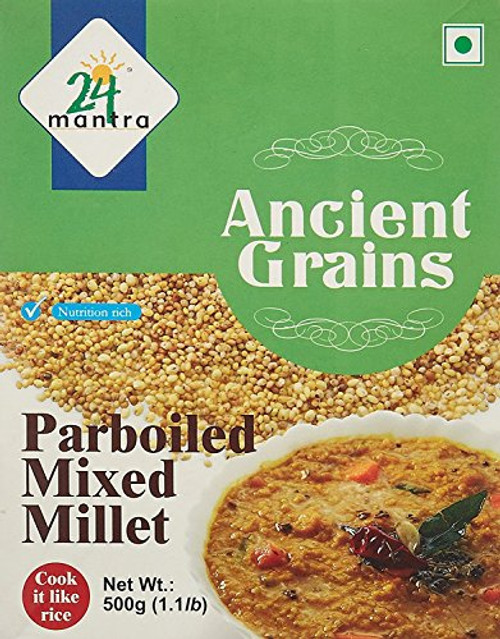 Parboiled Mixed Millet - 500 Gms - 2 Pack - 24 Mantra Parboiled Mixed Millet - 500 Gms - 2 Pack - 24 Mantra