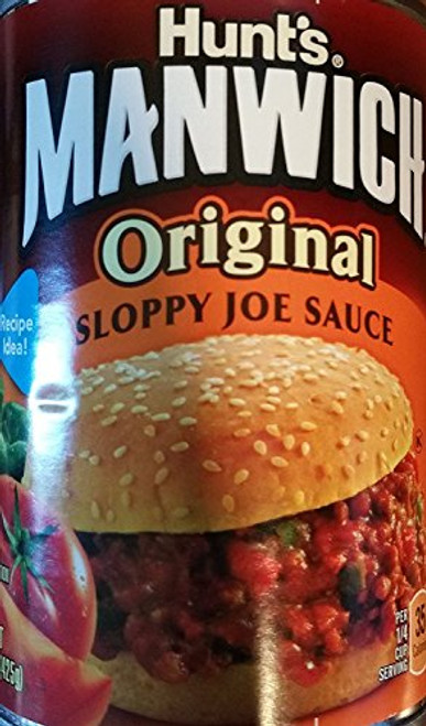 Hunt s Manwich Original Sloppy Joe Sauce 15-5oz Can Pack of 6 Hunt s Manwich Original Sloppy Joe Sauce 15-5oz Can Pack of 6