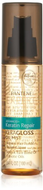 Pantene Pro-V Expert Collection Advanced Keratin Repair Keragloss Oil Mist 3-4 Fluid Ounce Pantene Pro-V Expert Collection Advanced Keratin Repair Keragloss Oil Mist 3-4 Fluid Ounce