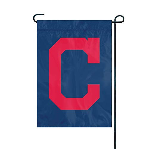 The Party Animal Officially Licensed MLB GMCLE2 Cleveland Indians Block C Premium Garden Flag