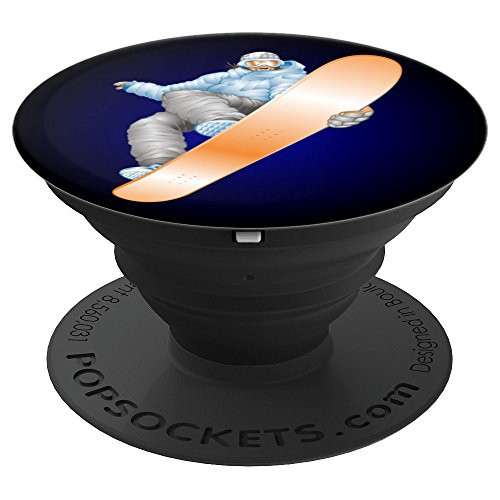 Snowboarding Sport Fan Gift Ideas Snowboard Pop Socket PopSockets Grip and Stand for Phones and Tablets