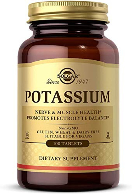 Solgar Potassium 250 Tablets Solgar Potassium 250 Tablets
