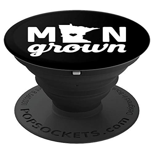 Minnesota Cute MN State Grown Home Gift PopSockets Grip and Stand for Phones and Tablets