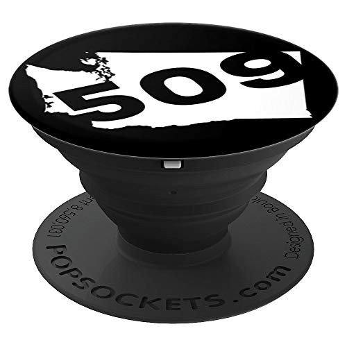 509 Area Code Washington PopSockets Grip and Stand for Phones and Tablets