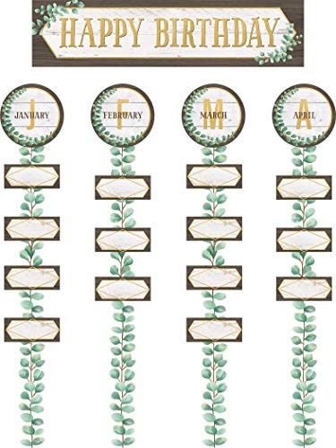 Teacher Created Resources Eucalyptus Happy Birthday Bulletin Board  TCR8473