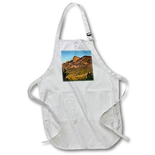 3dRose Tooth of Time, Philmont Scout Ranch, Cimarron, New Mexico. - Full Length Apron, 22 by 30-Inch, White, with Pockets (apr_191472_1)