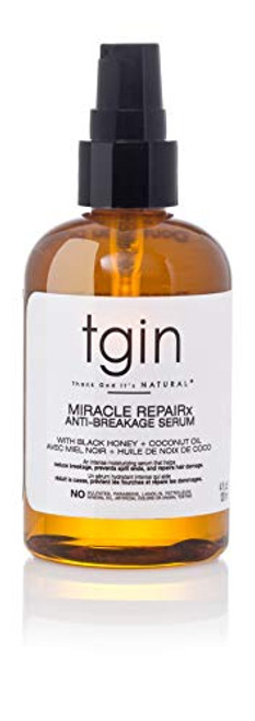 tgin Miracle RepaiRx Anti-Breakage Serum Daily Moisturizer For Natural Hair - Dry Hair - Curly Hair - 4 Oz
