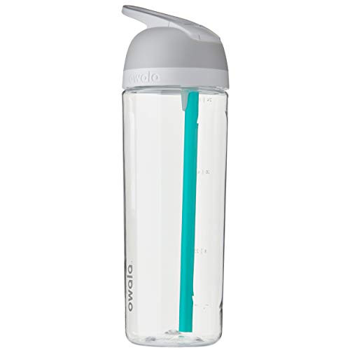 Owala Flip Tritan Water Bottle with Straw and Locking Lid  25-Ounce  Shy Marshmallow
