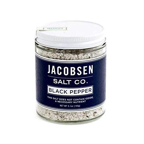 Jacobsen Salt Co Black Pepper Salt 5-1 oz Jacobsen Salt Co Black Pepper Salt 5-1 oz