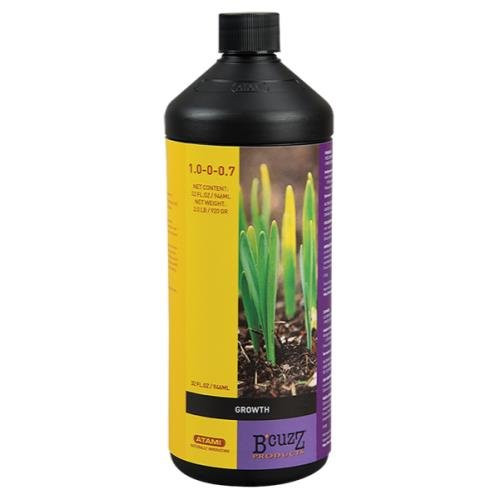 B'Cuzz BCuzz 732045 Grow, 32 oz Nutrient, 1 Quart Black B'Cuzz BCuzz 732045 Grow, 32 oz Nutrient, 1 Quart Black
